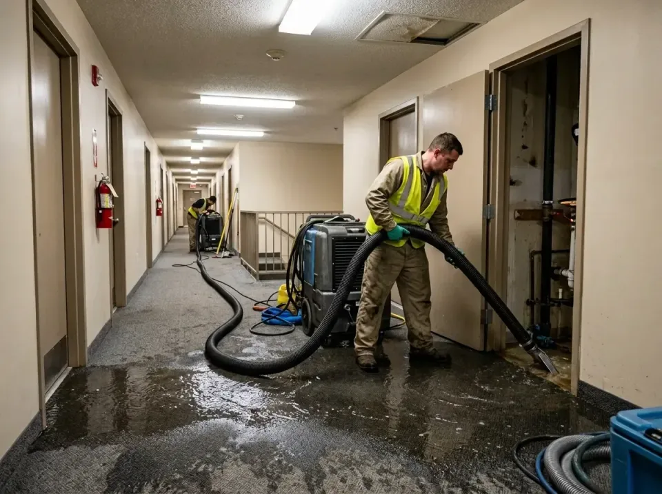 multi-unit-apartment-hallway-f-005 — frequently asked questions, Emergency Burst Pipe Water Extraction & Removal in Warminst…
